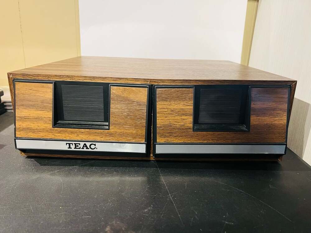 Teac Vintage VHS Tape Storage Drawer Media Organizer